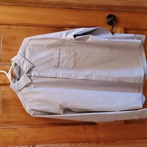 Mens Under armour long sleeve button down shirt size L